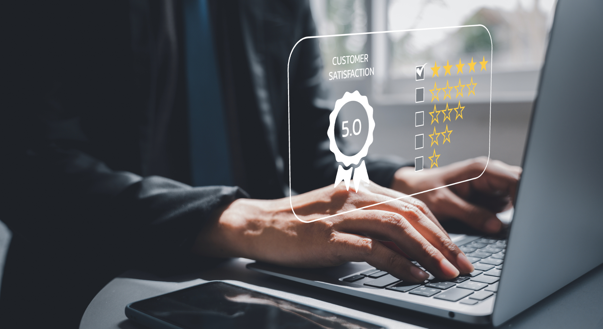 Customer satisfaction 5 star review